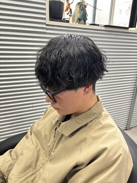 ガオプロデュースバイレボ(gao produced by revo) シャドウパーマ/メンズカット/眉カット/ニュアンスパーマ