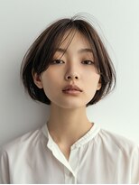 ロディーナコク 大口 新子安(rodina.coc) ダークパープル/ナチュラルショート/ミルクブラウン/夏/大口子安