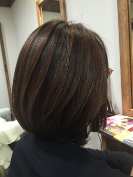 ヘアーアンドメイク ピース(hair&make Peace by Co:Co) Peaceゲストスタイル～ミセスボブ～