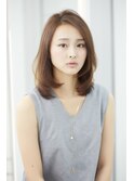 夏の涼しげセミディスタイル