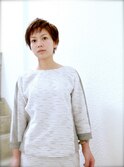 【ZONNE】　斜めショートバング