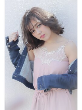 ヘアーロギア 栄店(hair LOGiA) ★hair LOGIA★　 〇ふんわりミディ♪