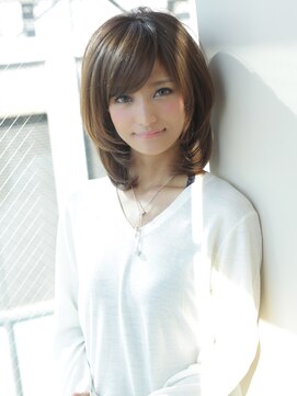 アフロート ディル(AFLOAT D'L) 《AFLOAT裕二朗》大人女性,ミセス世代に支持◎髪型ミディアム148