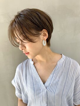 ミィ 表参道(mee.) 【mee.】ブチ カジュアルキレイなショートヘア 表参道