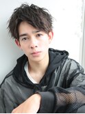 横浜★好印象メンズアップバングスパイラルパーマ