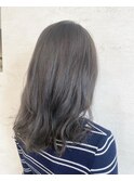 透明感ハイライト×シルバーグレージュ