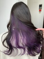 サロンドミルク 溝の口店(salon de MiLK)&nbsp;20代30代40代/ラベンダーインナーカラー似合わせカット！