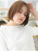 透け感前下がりボブ外国人風大人ハイライトc5北浦和20代30代40代
