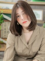 カバーヘアアンドスパ ブリス 浦和(COVER HAIR&SPA bliss)&nbsp;センターパートかきあげバングアンニュイヘアc5浦和20代30代40代
