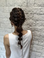 ラヴリア カミツ(LOVERIA KAMITSU)&nbsp;編み下ろし玉ねぎヘアー