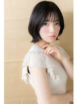 モッズヘア 越谷(mod's hair) シースルーバング黒髪美髪外ハネボブウルフY越谷20代30代40代