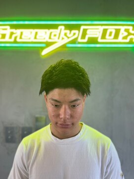 グリーディーフォックス 代々木(Greedy FOX) アップバング/ツーブロックマッシュ/束感/波巻き[シェービング]