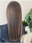 髪質改善トリートメント×アッシュブラウン、ベージュ