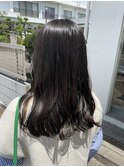 #暗髪 #オリーブベージュ #セミロング