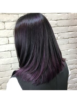 ルッソリベラ 池袋(Lusso libera) パープルハイライト◎30代40代50代