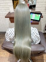 ミリ 奈良店(mm)&nbsp;オリーブ/透明感カラー/韓国/髪質改善/奈良駅/奈良/近鉄奈良