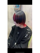 インク 渋谷(INK.)&nbsp;赤×黒　ウルフ