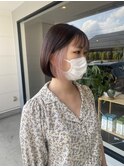 20代30代大人かわいいイヤリングカラーホワイトピンクボブ