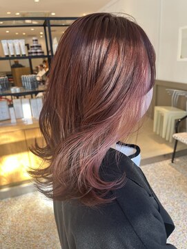 ルーイ(LOUIE) ミディアムレイヤー・チェリーピンク