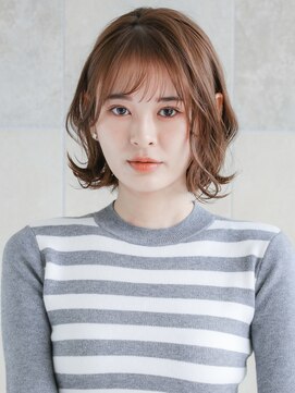 ニューヨークニューヨーク 伏見桃山店(NYNY) ボブ伸ばしかけ/ふわふわパーマ/ボブヘア/外ハネヘア