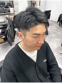 刈り上げ/センターパート/ベリーショート/ビジネス