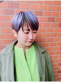 ツートンカラーショートヘア