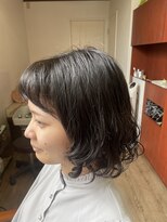 ビーヘア(be hair)&nbsp;抜け感パーマ×ミディスタイル