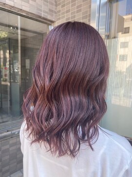 インパークス 西新井店(INPARKS) ブリーチなし／ワンカラー／ピンクブラウン