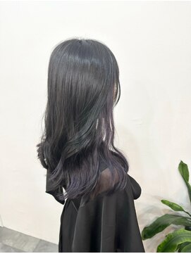 ルヴェルヘアー(Revel hair) イヤリングカラー×ラベンダー