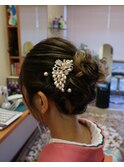 ヘアーセットアレンジ