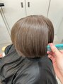 エクラート ミリア 船橋(ECLART milia) 白髪が天然コントラストとして活きます。ブリーチ卒業！艶髪☆
