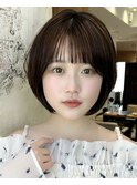 「岩田莉奈」イメチェン似合わせ美髪ショートボブ　新宿