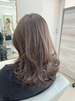 ミリ 奈良店(mm)&nbsp;レイヤースタイル　透明感ベージュカラー　髪質改善アプトグロス