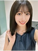 レイヤー/グレージュ//髪質改善/縮毛矯正/ネビージュ/前髪カット