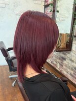 ヘアーデザイン ニコ(Hair Design nico)&nbsp;ピンクレッドウルフ