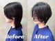 アムロードヘア(Amouroad hair)の写真/髪のコンプレックスも魅力に激変♪似合わせ×小顔カットを組み合わせた 360°綺麗なシルエットをご提案★