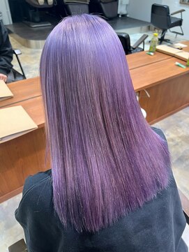 コレット 大宮(collet) 色落ちも楽しめるラベンダーカラー！