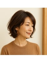 スープレックス ヘアーデザイン(SOUPREX HAIR DESIGN) ミセスレイヤー ナチュラルボブ 20代 30代 40代 50代 60代