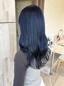 ブルーブラック/ブルージュ/ブリーチ/ダブルカラー/仙台/広瀬通