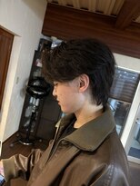 ヘアークリエイ トポライトウィロー 烏丸(Hair Create Polite willow)&nbsp;無造作フェザーパーマ×ウルフで垢抜け