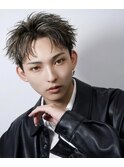 MEN’S HAIR/サーフカール/刈り上げセンターパート