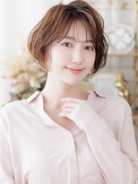 カバーヘア ブリス 志木南口駅前店(COVER HAIR bliss)&nbsp;イヤリングカラーブリーチなしレイヤーボブa志木20代30代40代