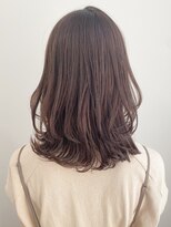 トゥーナ 表参道(tona) ミディアムレイヤー、外ハネボブ、グレージュ、脱白髪染め☆