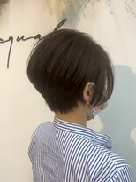 リソラ 池袋(LiSora)&nbsp;ミルクティーブロンド/デジタルパーマ/ダークブルー[池袋]