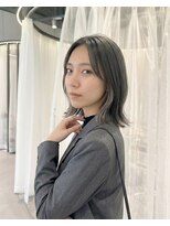 ハーツオオサカ(HE:ARTS OSAKA)&nbsp;透け感引き立つインナーカラーのやわらかボブ