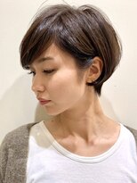 ピークアブー 原宿ハラカド(PEEK-A-BOO) 耳かけショート/絶壁解消/癖毛くせ毛多毛/好印象ヘア/大人オトナ