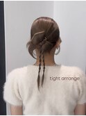 ミディアムヘアでも出来る◎カチモリアレンジ/表参道ヘアセット