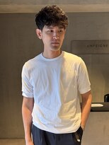アンフェインド02(UNFEIGNED 02)&nbsp;スパイラル/MEN’S/ニュアンスパーマ/ニュアンスウルフ/伏見