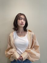 シア 北千住店(SHEER)&nbsp;【上品可愛い】外ハネミディアム×ベージュ/SHEER北千住店