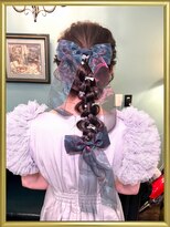 エヌ(N)&nbsp;【ヘアセット】ヘアアクセで華やか編み下ろし☆